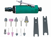 Бормашинка пневматическая L-120 мм, патрон 6 мм, 15 предметов, JAG-0903FMK