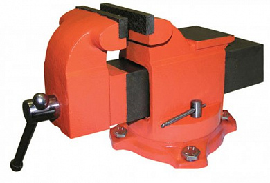 Тиски слес повор 125мм с наковальней