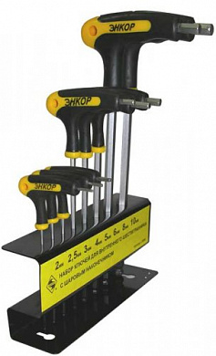 Набор шестигранников 8шт рук стойка