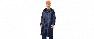 Плащ "Ливень" нейлоновый синий р. 104-108 (XL)