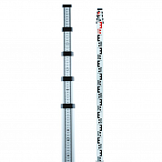 Рейка нивелирная телескопическая ADA STAFF 5 (рейка – отсчет мм шкалы снизу вверх, чехол, 5 м)