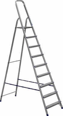 Стремянка алюминиевая "Алюмет" 9 ступеней