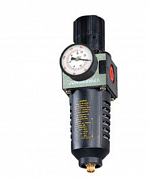 Фильтры (влагоотделители) с регулятором давления для пневмоинструмента  1/4" JAZ-6714 