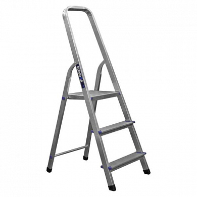 Стремянка стальная 3 широкие ступени