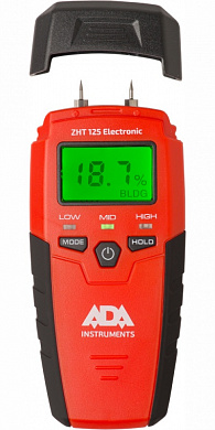 Измеритель влажности древесины и стройматериалов контактный ADA ZHT 125 Electronic