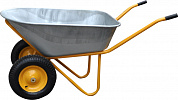 Тачка строительная двухколесная (120 л., грузопод.350кг, оц) 6418-8S