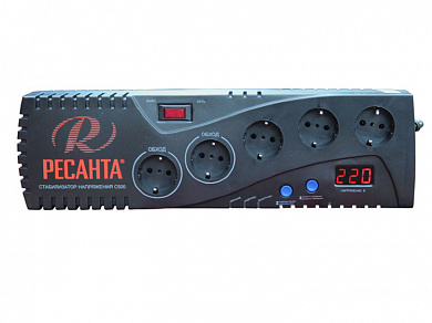 Бытовой однофазный цифровой стабилизатор РЕСАНТА С500 