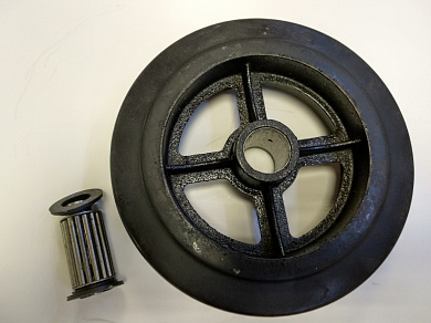 Колесо обрезиненное без кронштейна D80