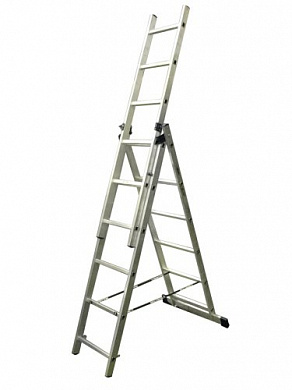 Лестница трехсекционная 3х 6 ступеней "Энкор"