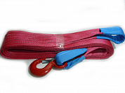 Ремень буксировочный РБ-2,0/4,0т L=4,5м (красный)