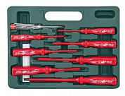 Набор отверток диэлектрических SL 0,4х2,5х85-1,2х6,5х150  и PH #0-2, 8 предметов D02AP08S