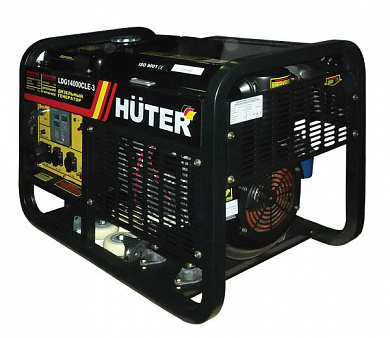 Портативный дизельный генератор HUTER LDG14000CLE(3) 