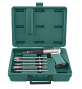 Набор инструмента: Молоток пневматический 2100 уд/мин, 283 л/мин и комплект насадок, 8 пр JAH-6833HK