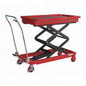 Тележка с подъемной платформой-рольганг
