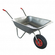 Тачка одноколесная (пневмотич.) WB 6204 (70 л., грузопод. 120 кг, оц.)