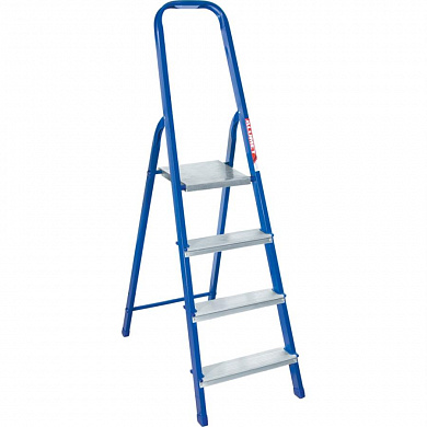 Стремянка стальная 4 широкие ступени