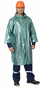 Плащ-дождевик зелёный