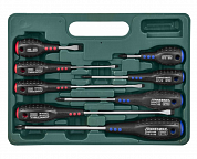 Набор отверток шлиц и крест " FULL STAR" SL 6,5х38-6,5х150  PH#1-3, 8 предметов D04PP08S