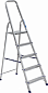 Стремянка алюминиевая двухсторонняя 5 ступеней